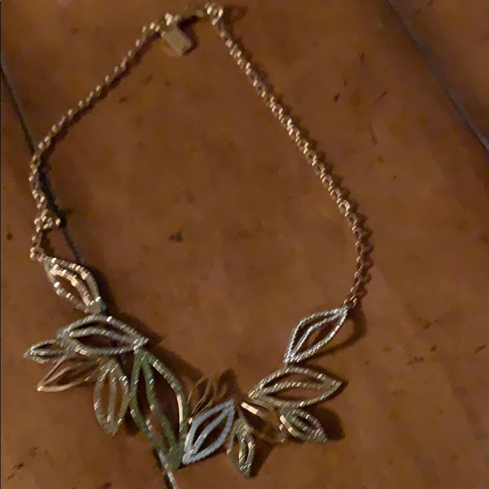 Coach Crystal Leaf Necklace